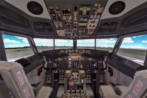 FSC AES B737 4K UHD COCKPIT